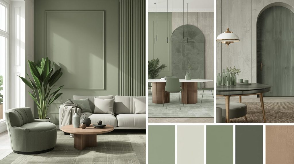 Sage Green & Warm Greys interior image Fabdec Interior
