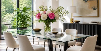 Space-Saving Dining Area Design for Apartments in Kochi